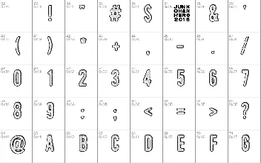 Radar Echoes, Unclear Atmospher font