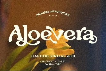 Aloevera font