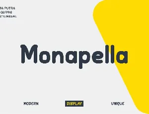 Monapella font