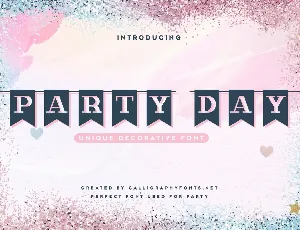 Party Day font