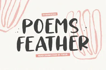 Poems Feather font