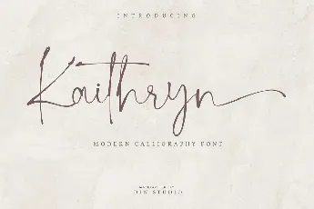 Kaithryn Handwritten Script font