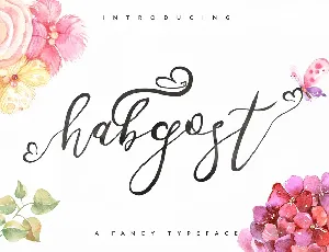 Habgost Free font