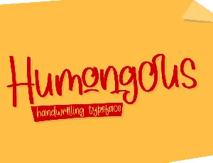 Humongous Demo font