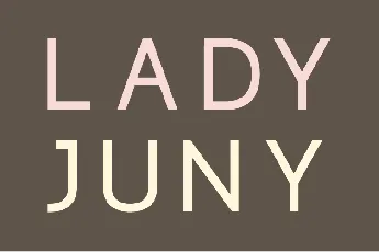 Lady Juny font