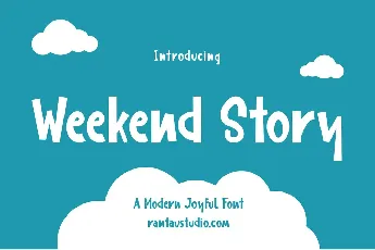 Weekend Story font