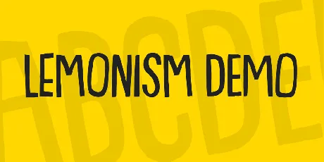 Lemonism DEMO font