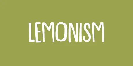 Lemonism DEMO font