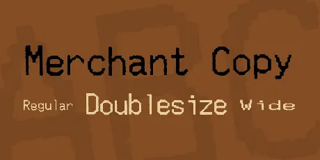 Merchant Copy font