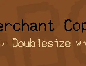 Merchant Copy font