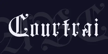 Courtrai font