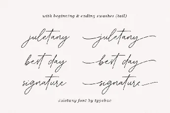 Juletany font