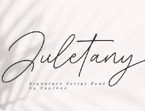 Juletany font