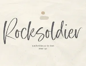 Rocksoldier font