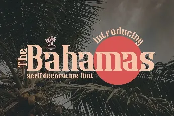 Bahamas font