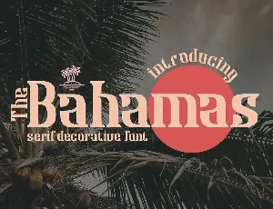 Bahamas font