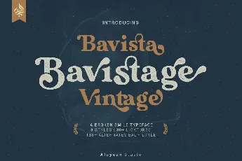 Bavistage font