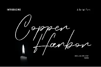 Copper Harbor font