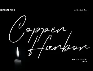 Copper Harbor font