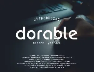 Dorable Display font