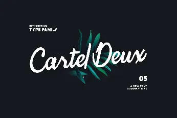 Cartel Deux Script Free font