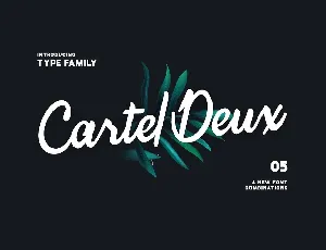 Cartel Deux Script Free font