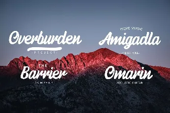 Malaga Script Free font