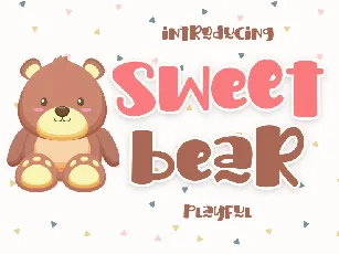 Sweet Bear-PERSONAL USE font