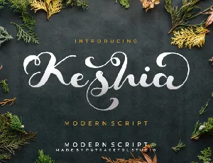 Keshia font