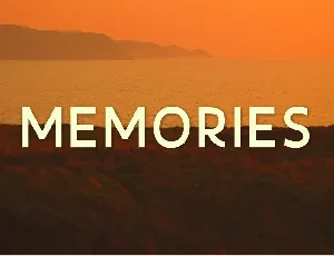 Memories font