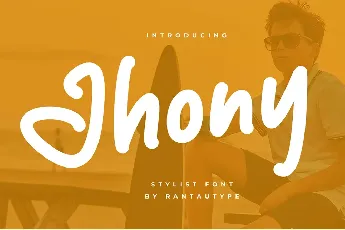 The Jhony font