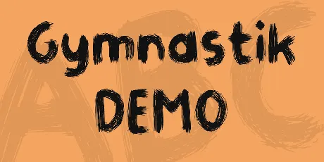 Gymnastik DEMO font