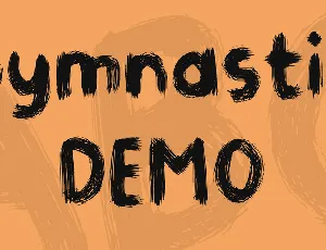 Gymnastik DEMO font