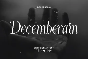 Decemberain font