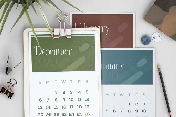 Decemberain font