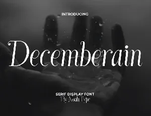 Decemberain font