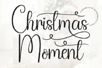 Christmas Moment Script font