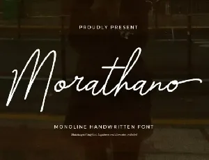 Morathano font