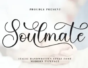 Soulmate Calligraphy font