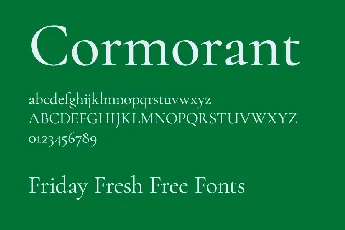 Cormorant Family font