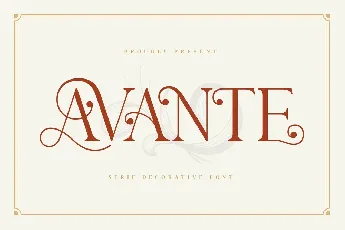 Avante font