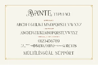 Avante font