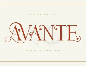 Avante font