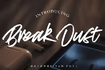 Break Dust font