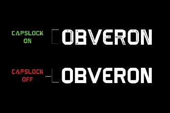 Obveron font