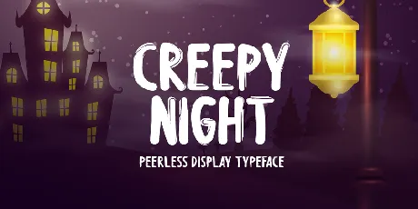 Creepy Night font