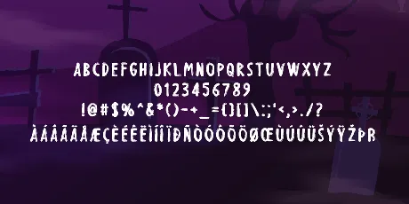 Creepy Night font