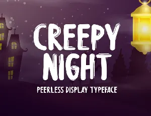 Creepy Night font