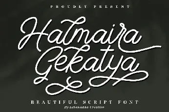 HALMAIRA GEKATYA DEMO font