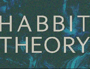Habbit Theory font